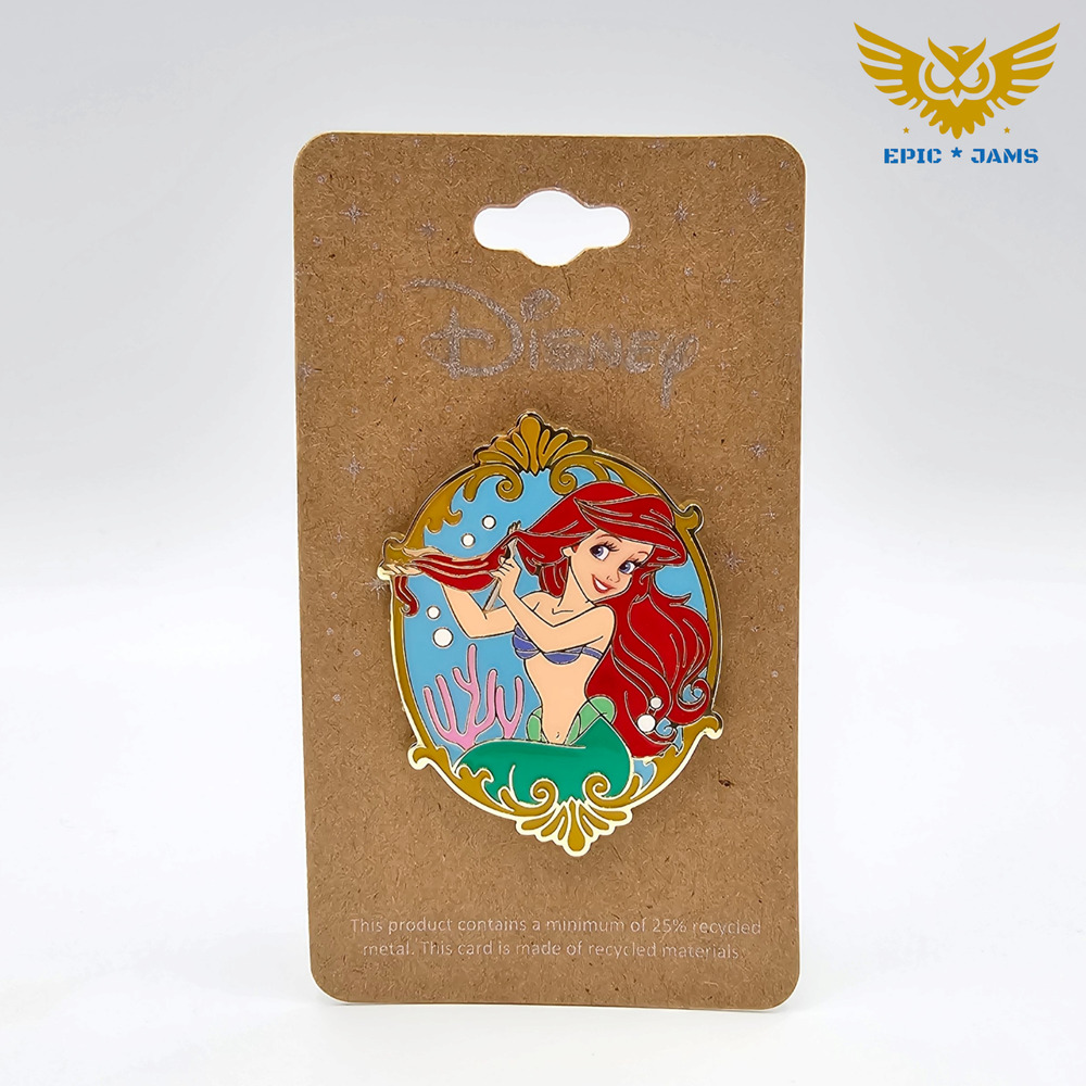 Disney The Little Mermaid Ariel Frame Portrait Enamel Pin
